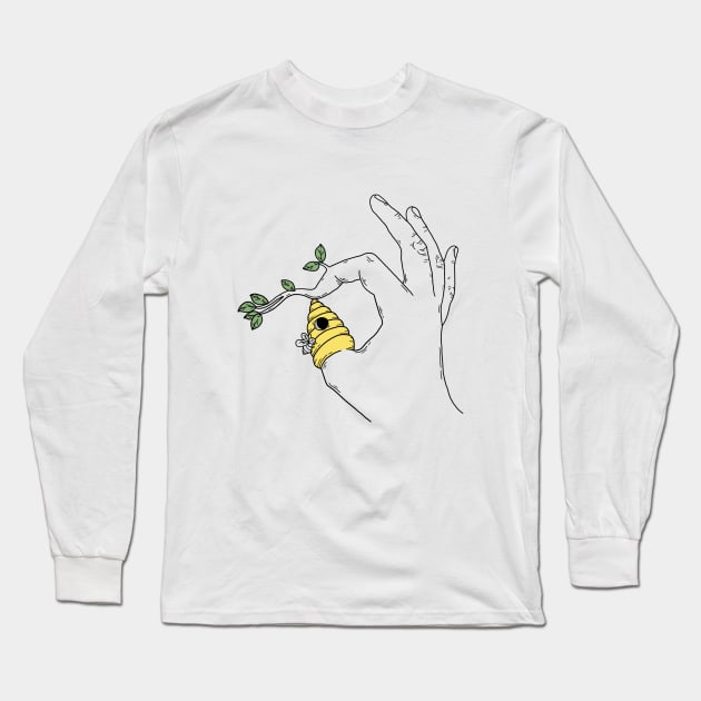 Tasty honey Long Sleeve T-Shirt by prawidana